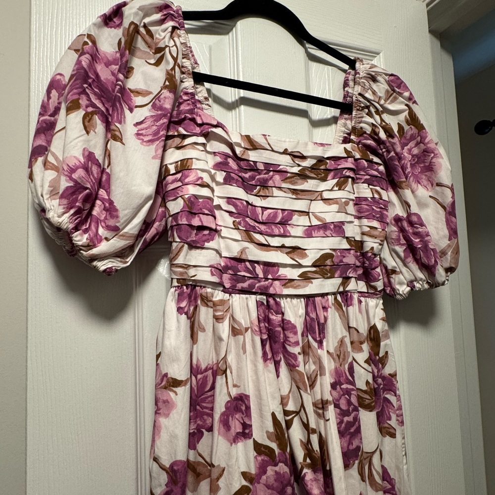 Abercrombie & Fitch Emerson Floral Midi Dress - Picture 3 of 5